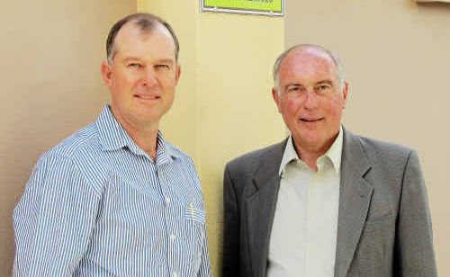 Deputy Mayor Tony Perrett and Warren Truss discuss more CCTV cameras for Gympie. Deputy Mayor Tony Perrett and Warren Truss discuss more CCTV cameras for Gympie.